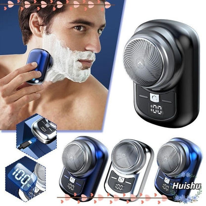 ⚡ Mini Portable Electric Shaver – Rechargeable Waterproof Pocket Razor for Men & Women ⚡